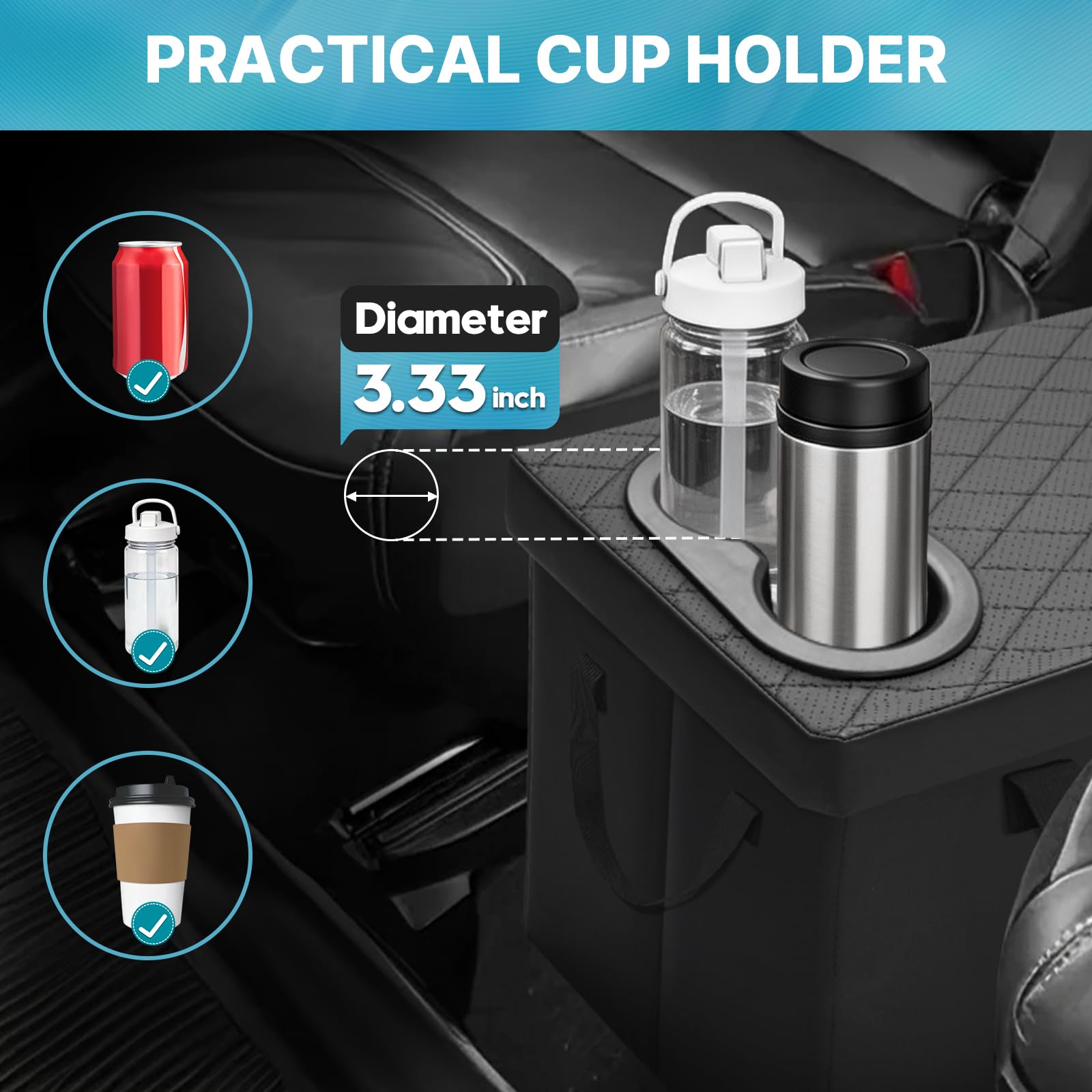 Mixsuper Liner side handle detail highlighting strong stitching and easy carrying