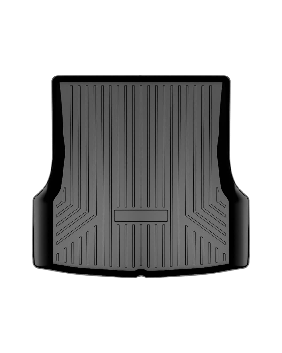 Mixsuper cargo liner front packaging showing Tesla Model S fit and quick install benefit