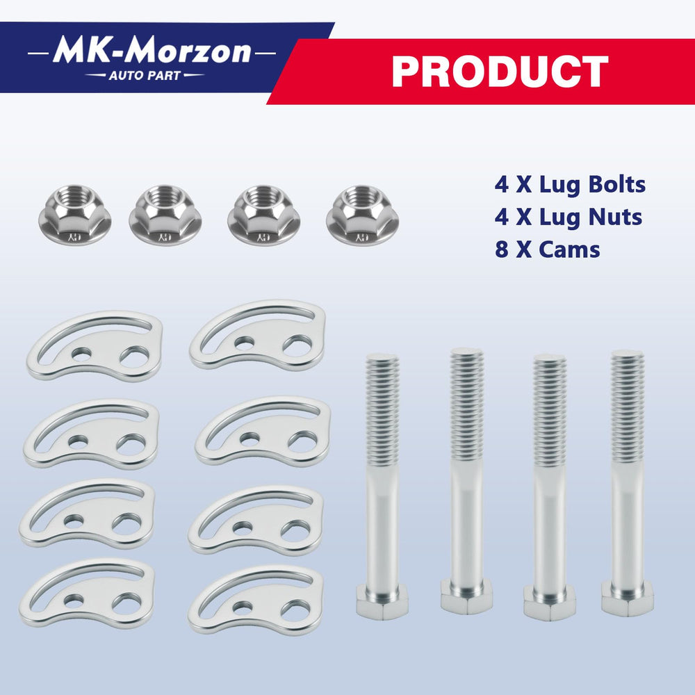 MK-Morzon kit in garage with technician installing for faster alignment work