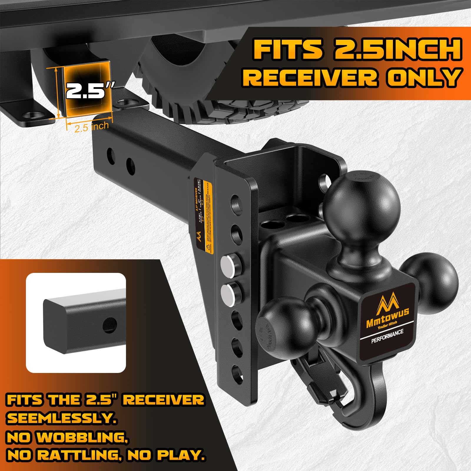 Mmtowus tow hook detail highlighting extra utility and reinforced construction for recovery tasks