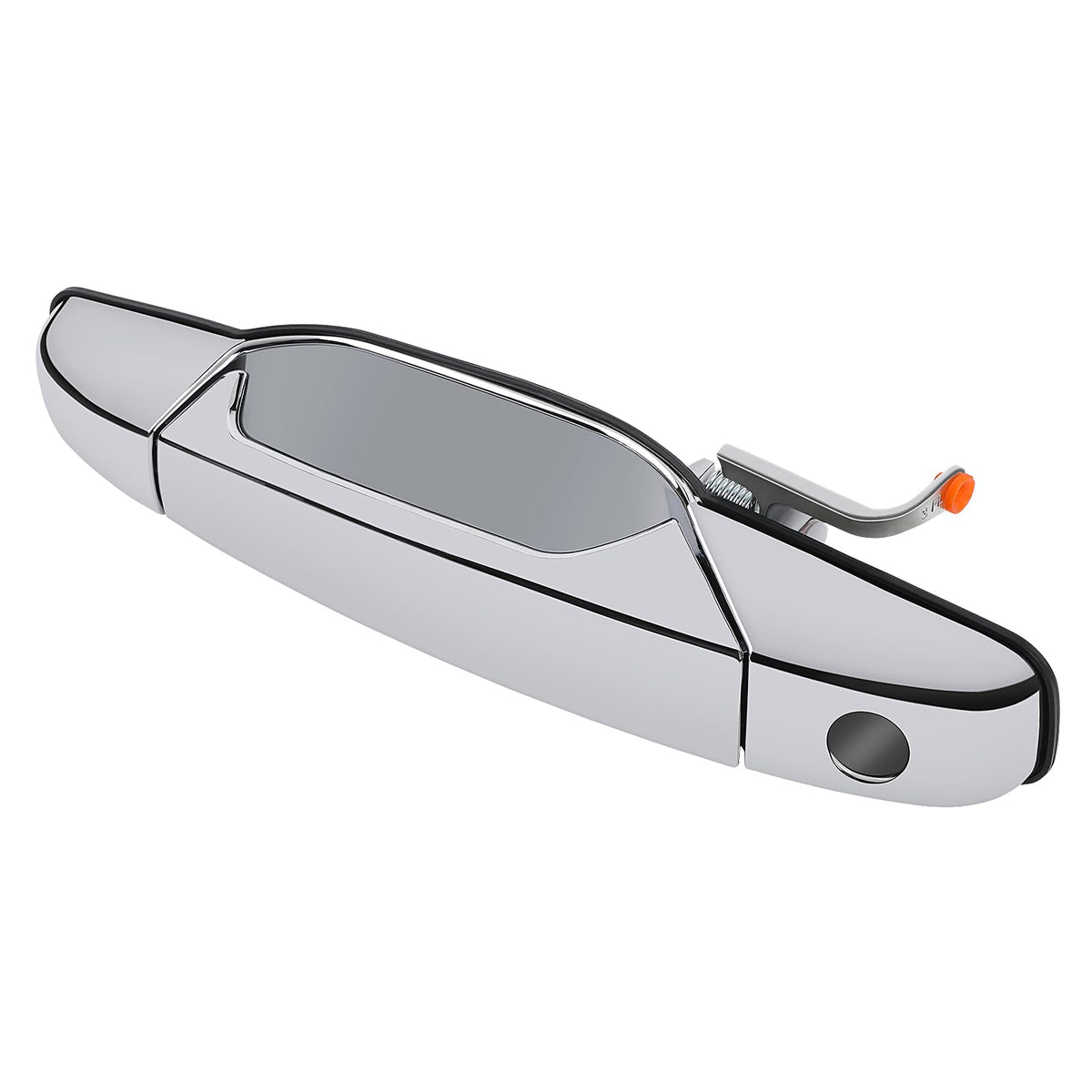 MNJWS packaged front driver chrome handle showing ready-to-install benefit