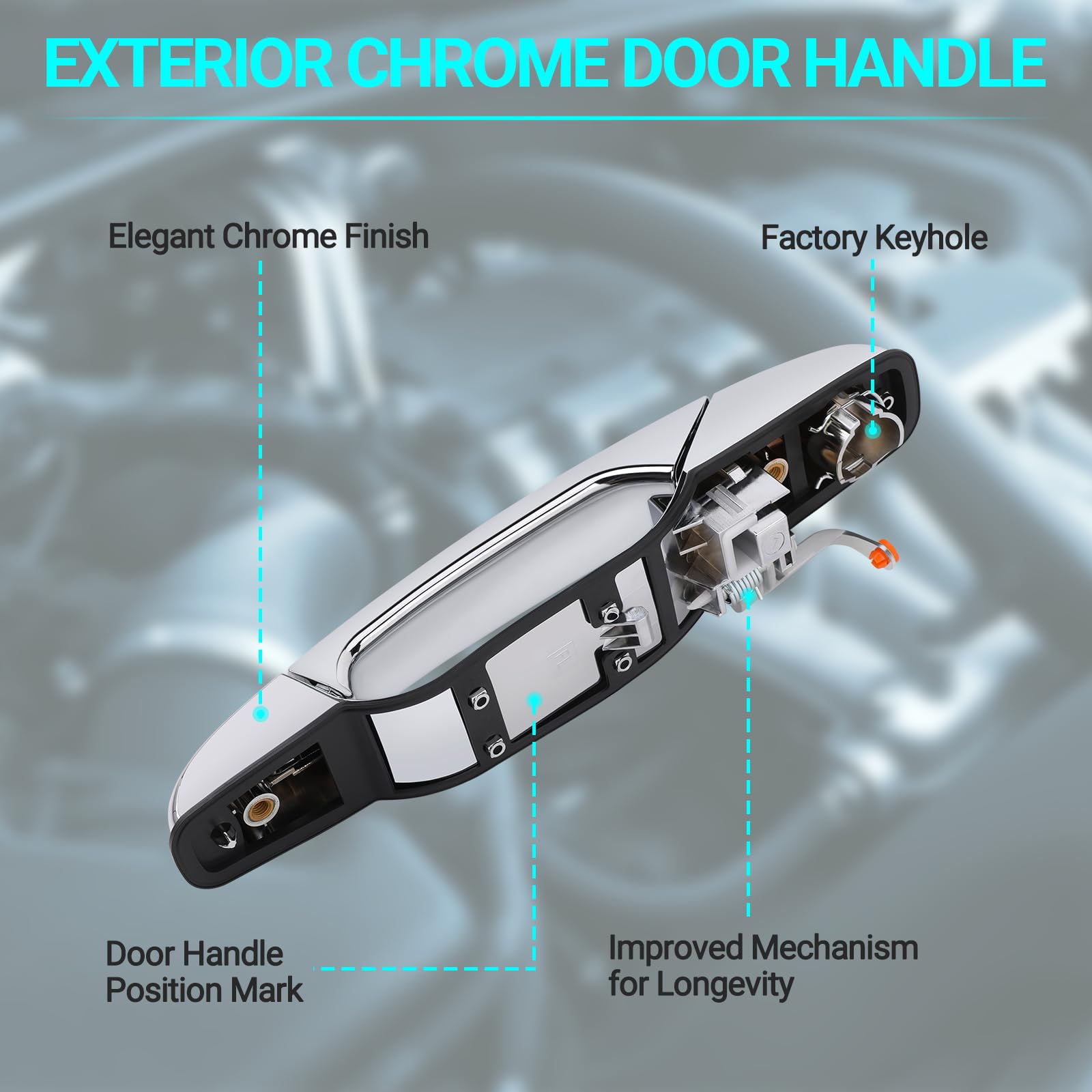 MNJWS installed on Silverado door demonstrating restored appearance