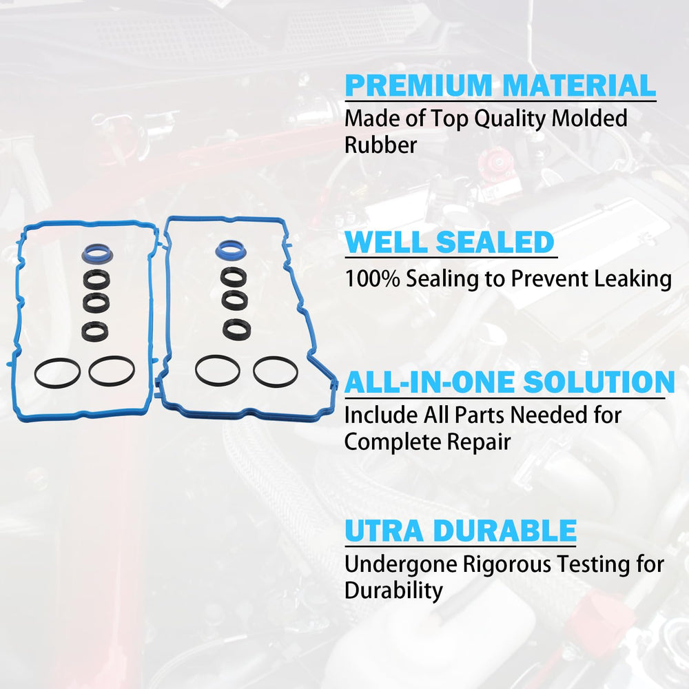 MNJWS gasket label indicating replacement for Mopar 5184596AE and related parts