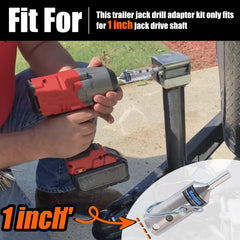 Moalaok in use with cordless drill saving time and reducing effort