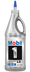 Mobil 1 front label showing product and improved gear protection