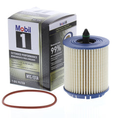Mobil cartridge front view showing cartridge shape and fit benefits