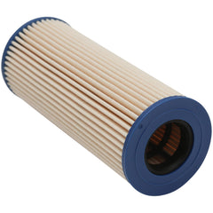 Mobil 1 filter side showing heavy‑duty canister stamping, highlights pressure‑resistant construction