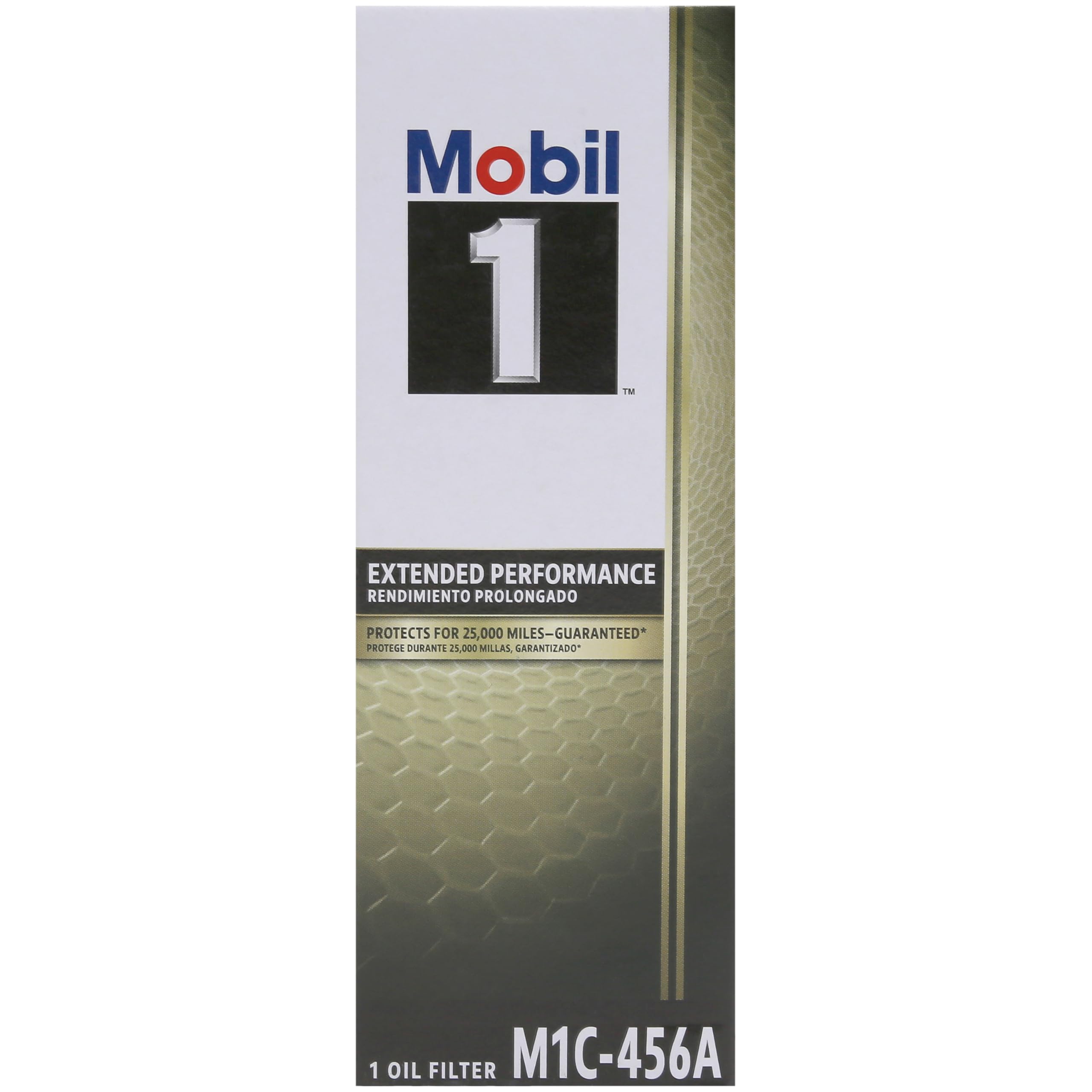 Mobil 1 filter beside garage tools on bench, lifestyle shot showing practical use and readiness