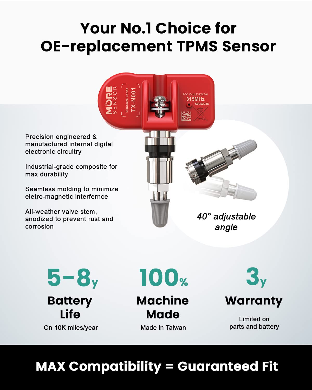 MOBILETRON top label with model and frequency details for quick identification benefit