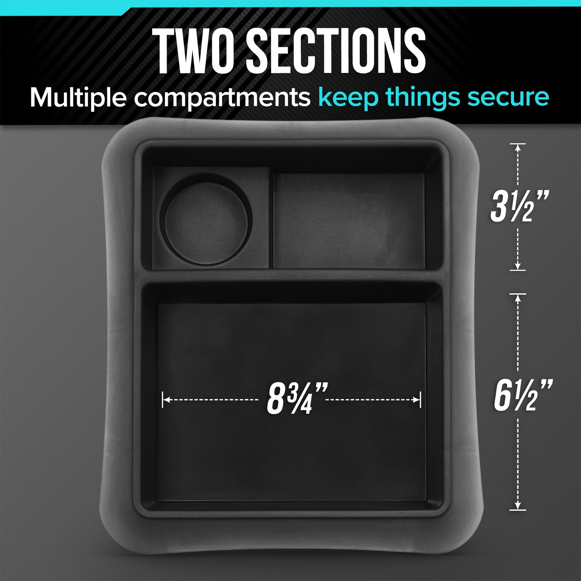 Moblorg crate next to hand to show scale and easy portability for loading