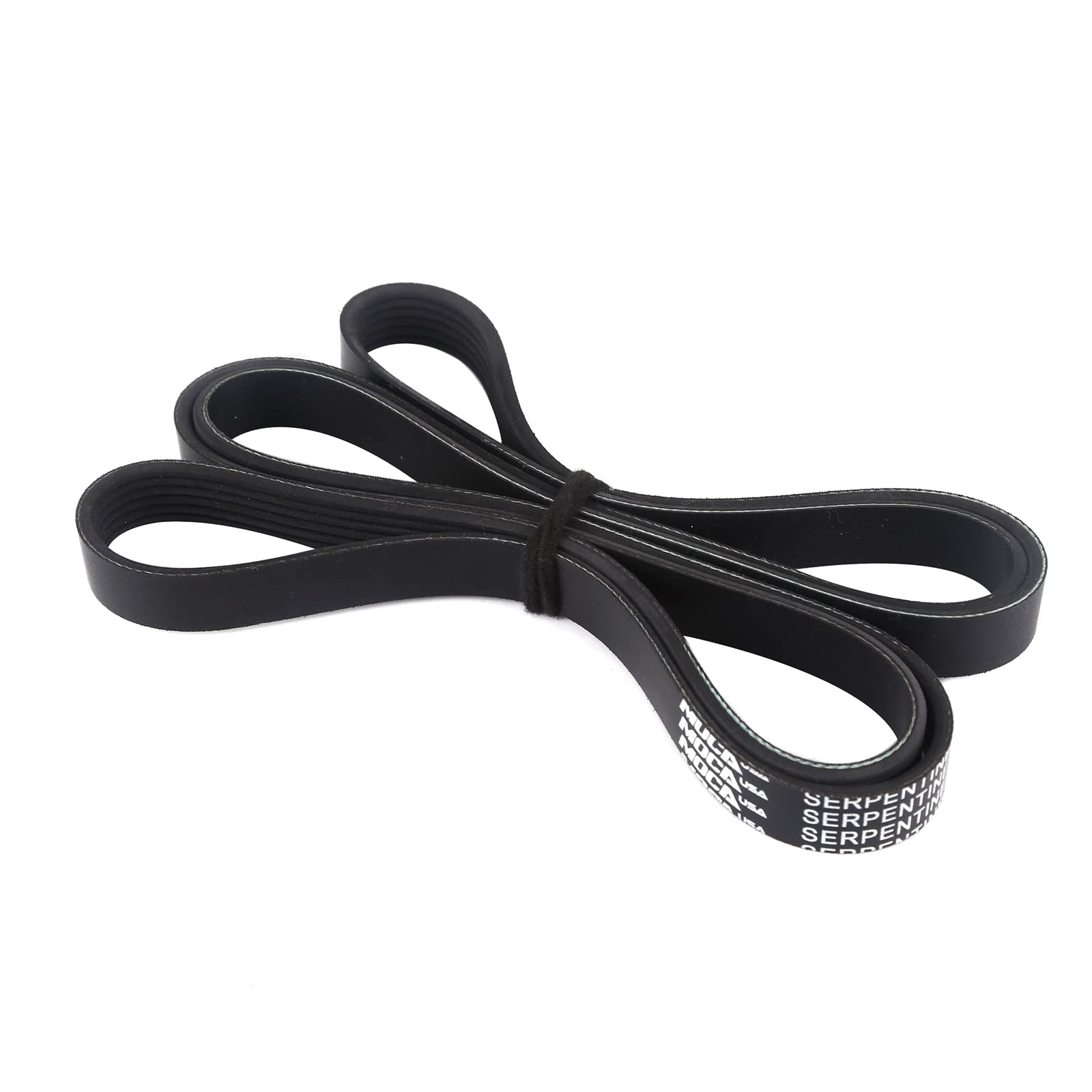MOCA AUTOPARTS belt seated on pulley demonstrating reliable engagement