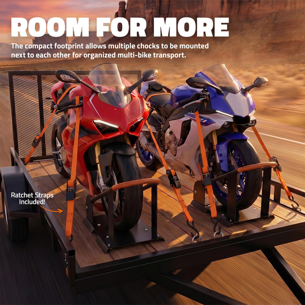 Mockins lifestyle roadside loading demonstration enabling single-rider walk-in setup
