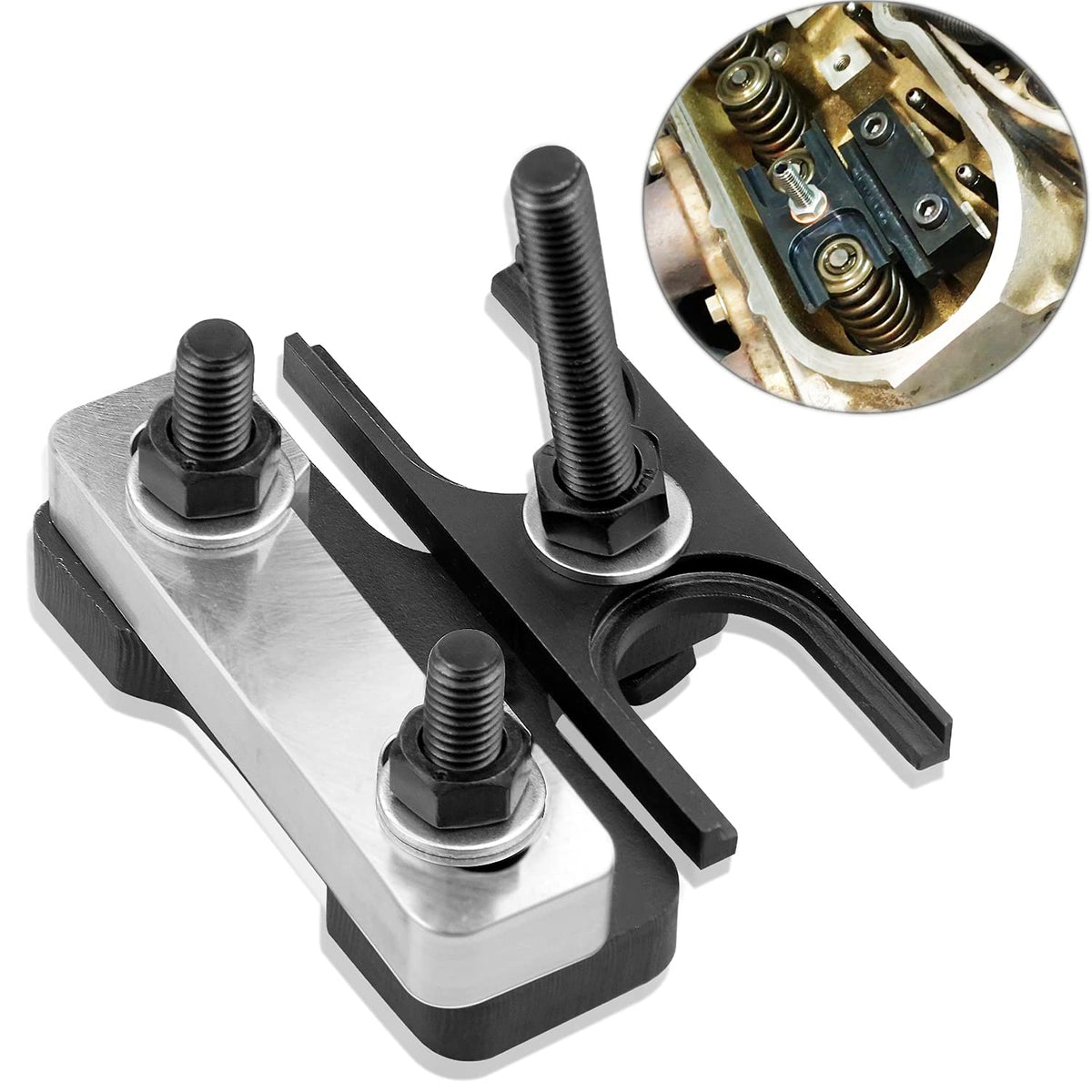 MOEBULB front compressor plate showing fitment and secure clamping benefit
