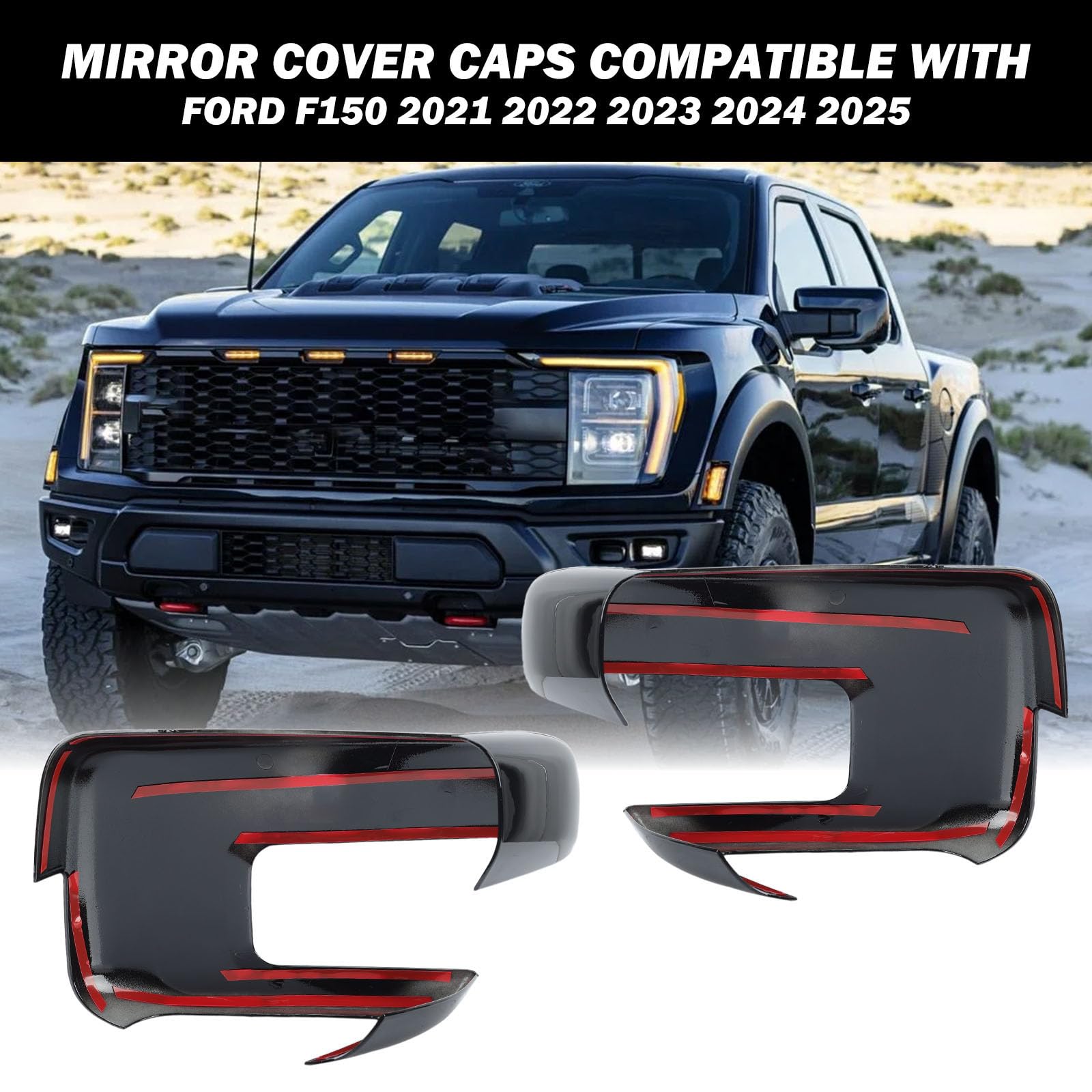 MOFOAP driver-side cap installed on F-150 showing seamless OEM-style appearance