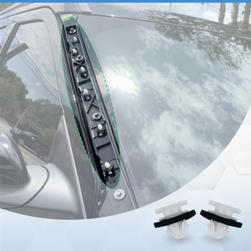 MOJIOO installed driver-side outer trim on Explorer illustrating improved seal and reduced wind noise