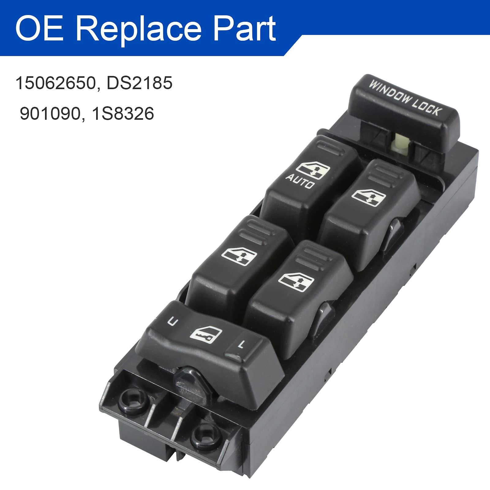 MOJTBE master switch button detail showing tactile finish for comfortable operation
