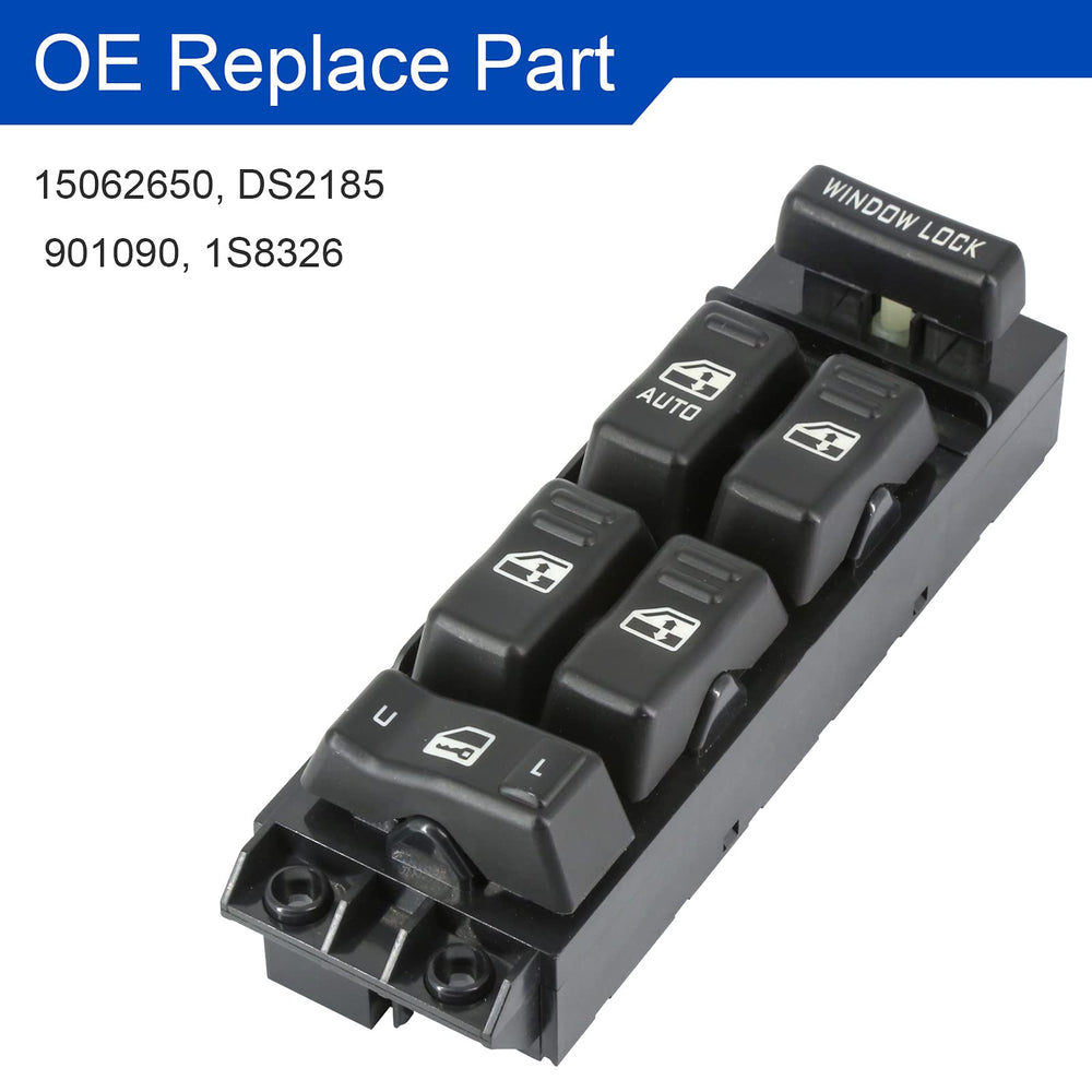 MOJTBE master switch button detail showing tactile finish for comfortable operation