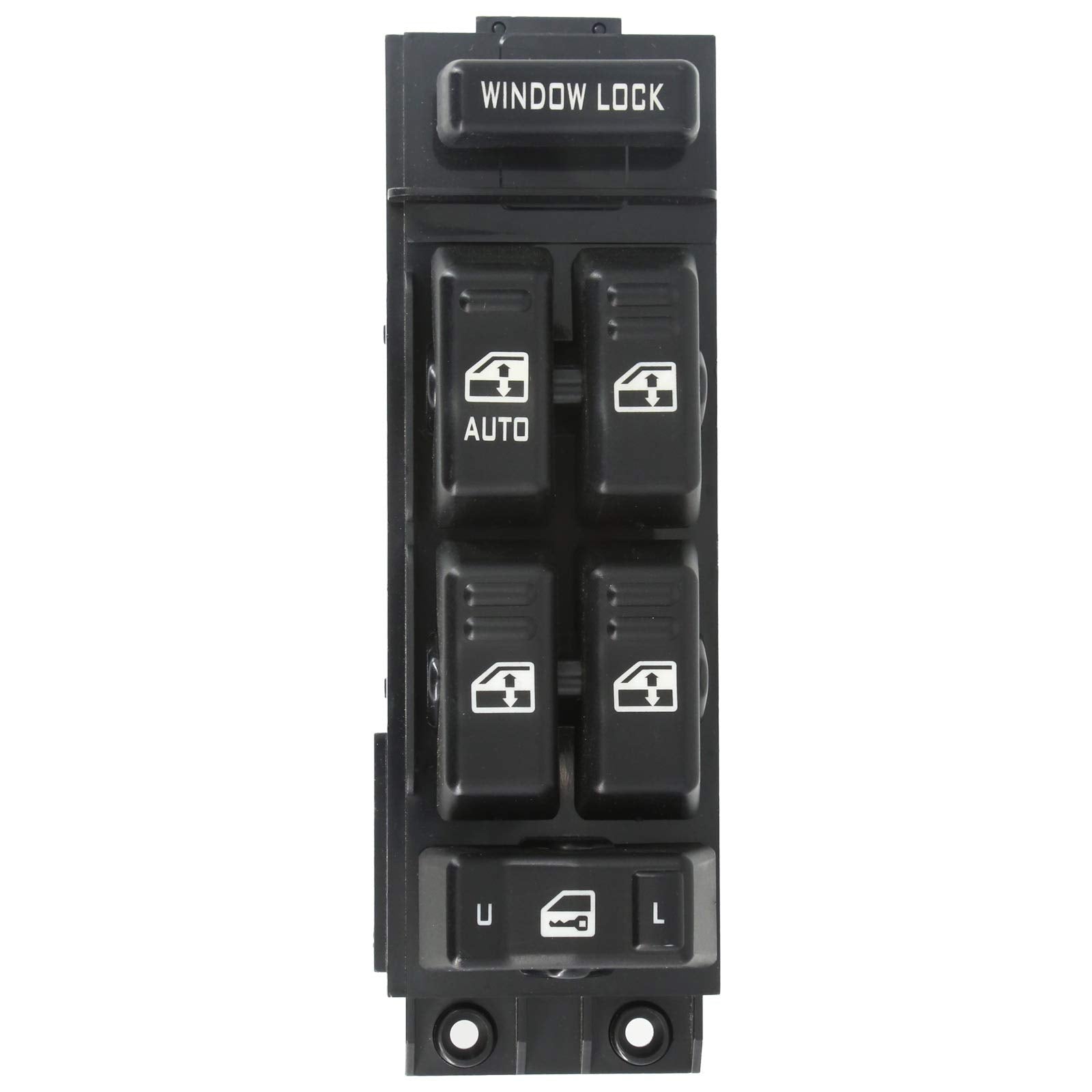 MOJTBE master switch front view showing full button layout and improved control