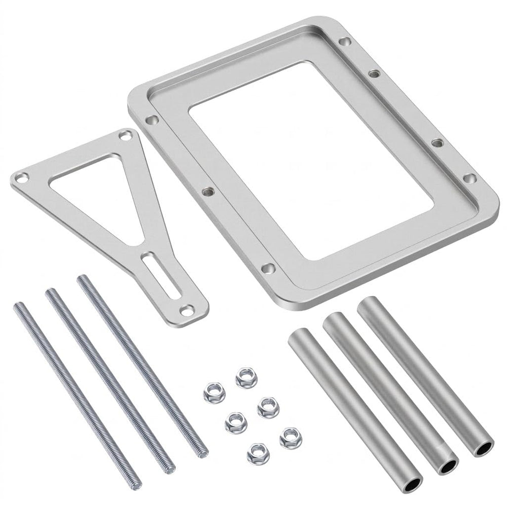 Moker tray beside ruler demonstrating accurate size compatibility