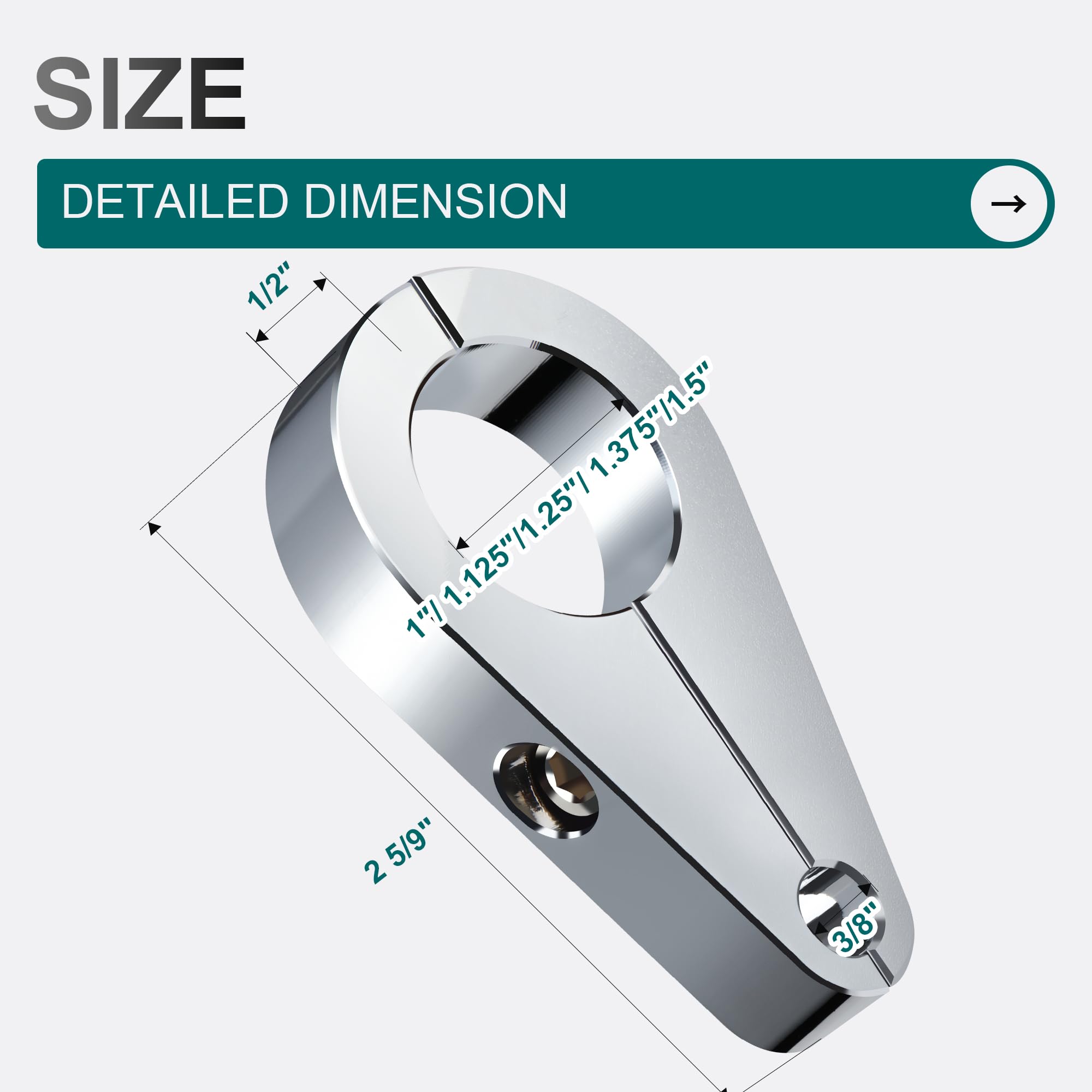 MoKitDora clamp side set screw detail enabling fine adjustment benefit