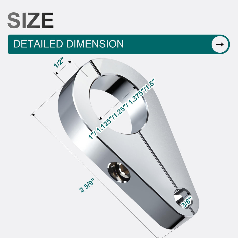 MoKitDora clamp side set screw detail enabling fine adjustment benefit