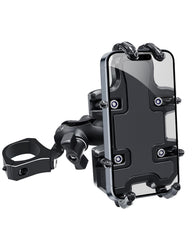 MOMI RAC GP front view mounted on roll cage showing secure hold and easy visibility