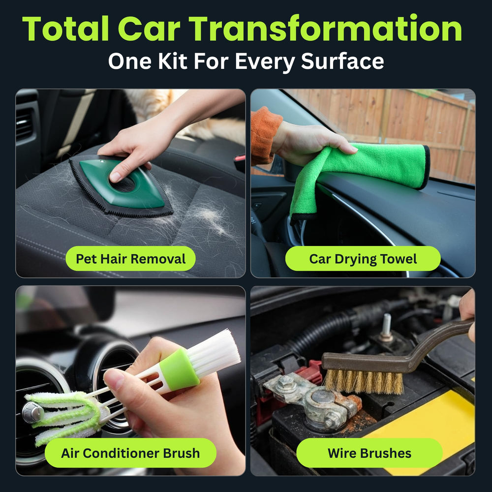 MONHL soft wash mitt and microfiber towel preventing scratches and streaks