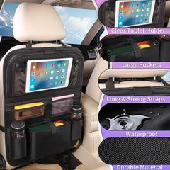 MONKONAR touch-screen tablet pocket holding a device securely for hands-free viewing and safety