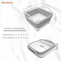 MontNorth close-up of twist drain plug providing easy no-lift water release