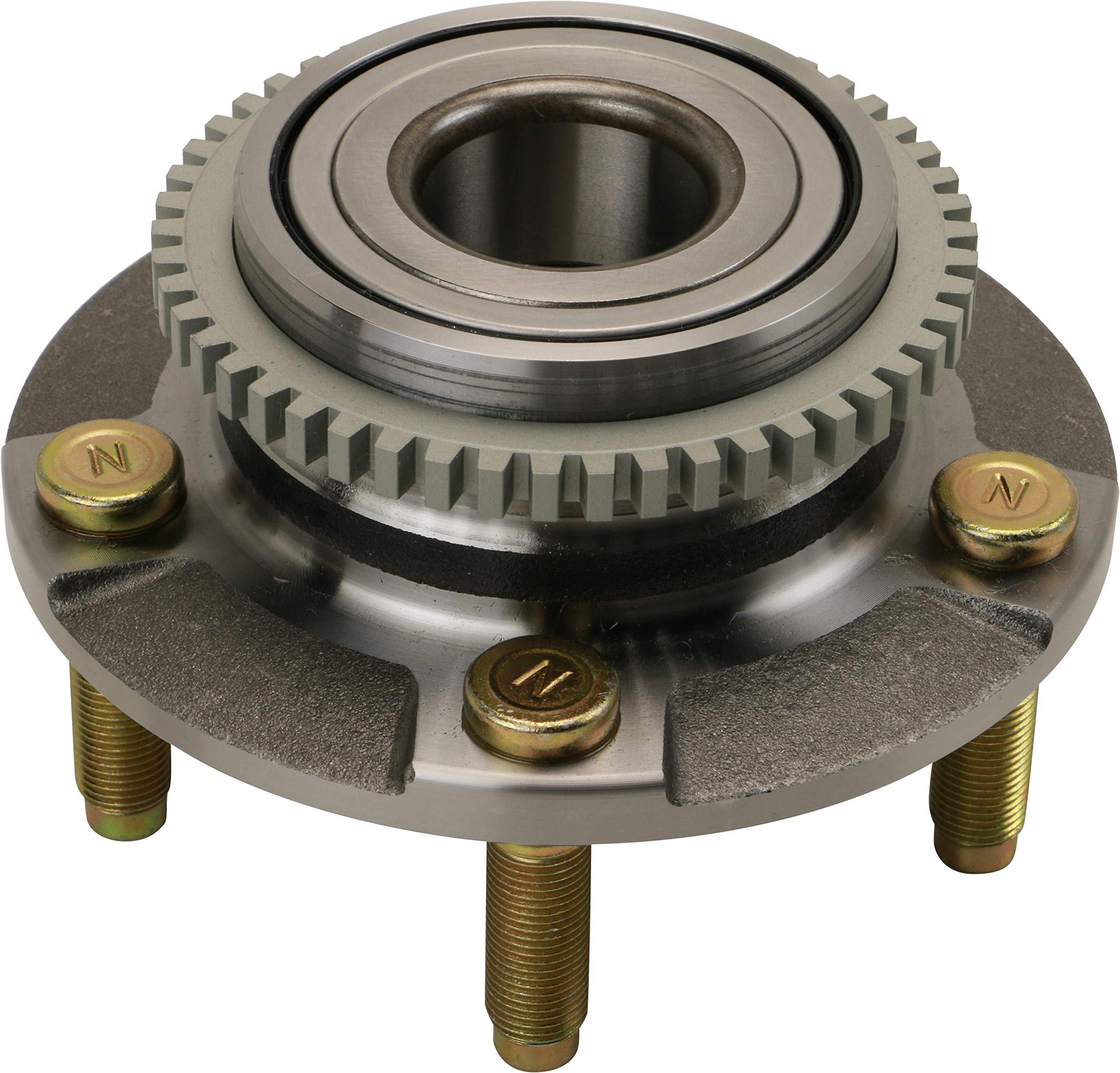 MOOG 513115 front view showing hub assembly and ready-to-install benefit