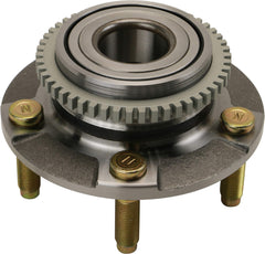 MOOG 513115 front view showing hub assembly and ready-to-install benefit