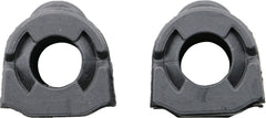 MOOG close-up of rubber bushing texture highlighting durable material and longevity