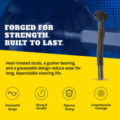 MOOG ES80755 threaded end detail illustrating secure attachment and alignment