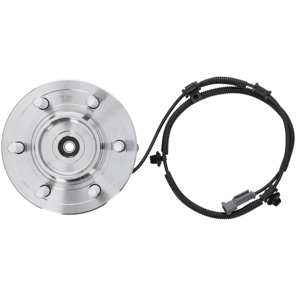 MOOG front hub assembly front view showing fit and durability
