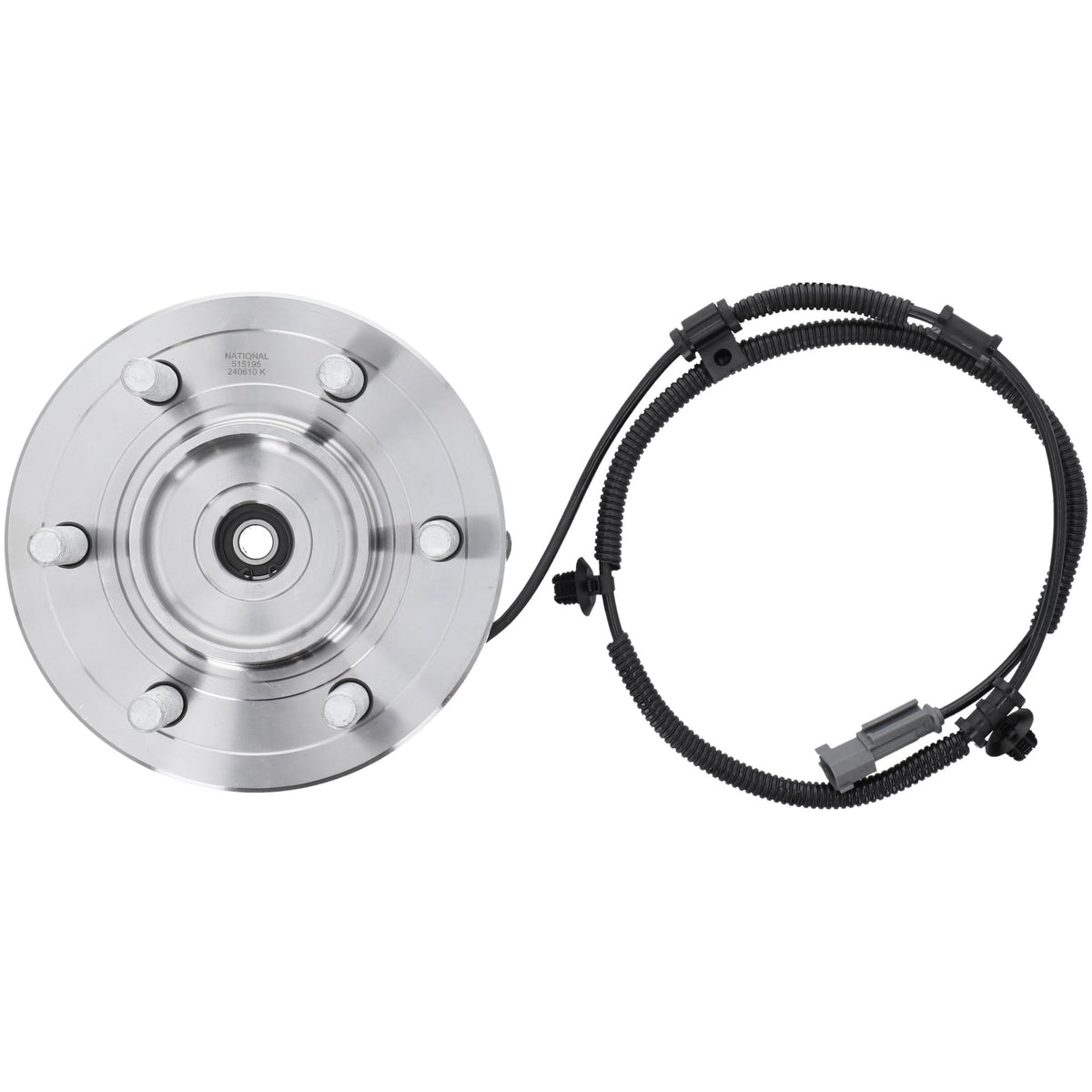 MOOG front hub assembly front view showing fit and durability