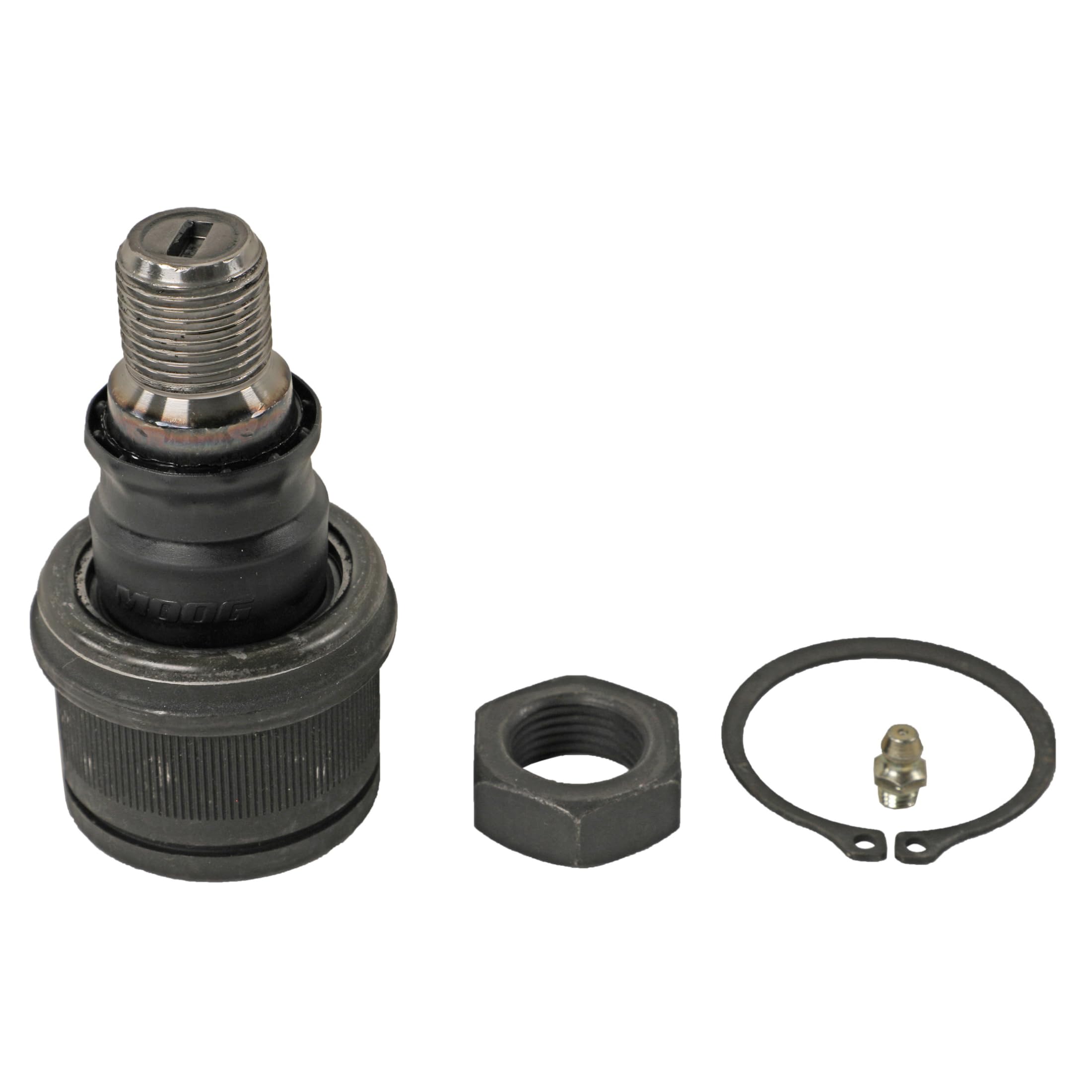 MOOG front outer tie rod end front view showing durable construction and reliable fit