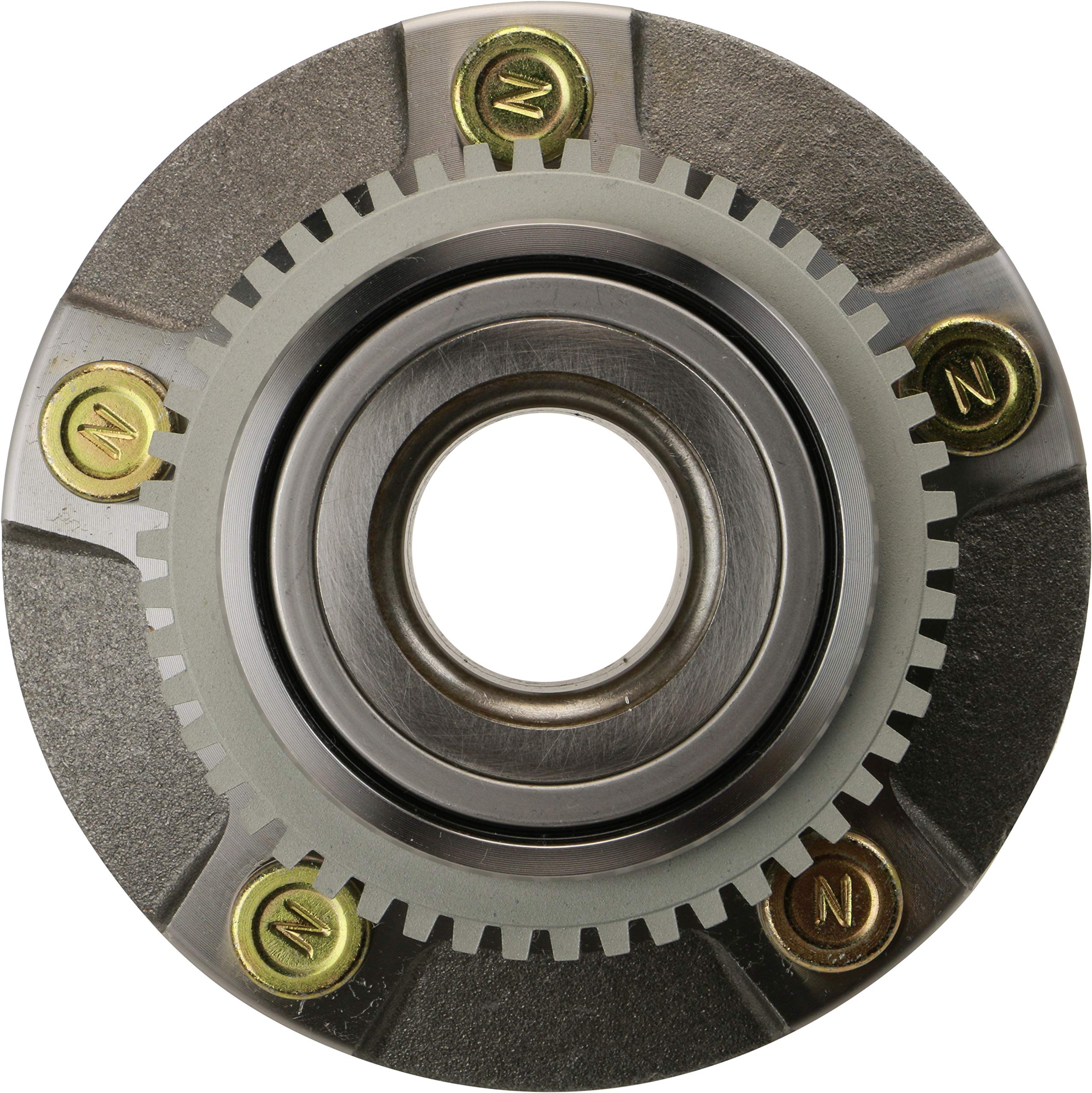 MOOG close-up of hub seal and bearing detail ensuring long life