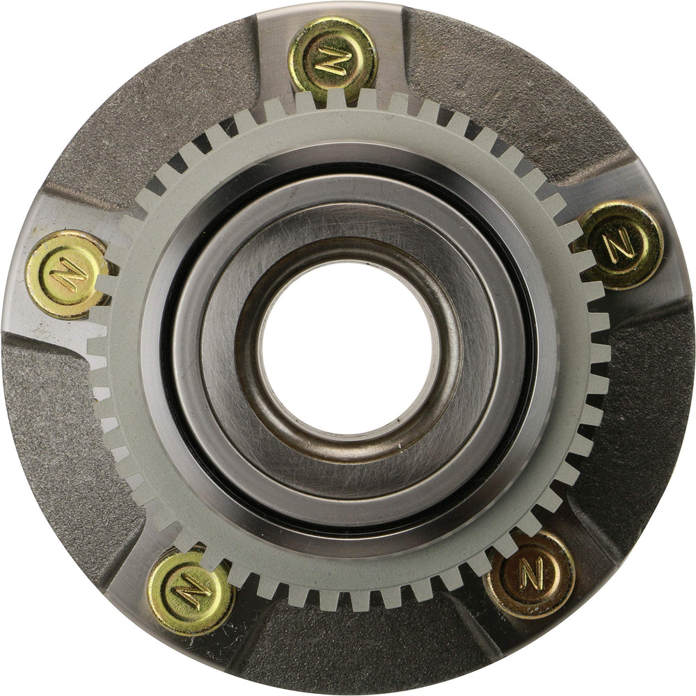 MOOG close-up of hub seal and bearing detail ensuring long life