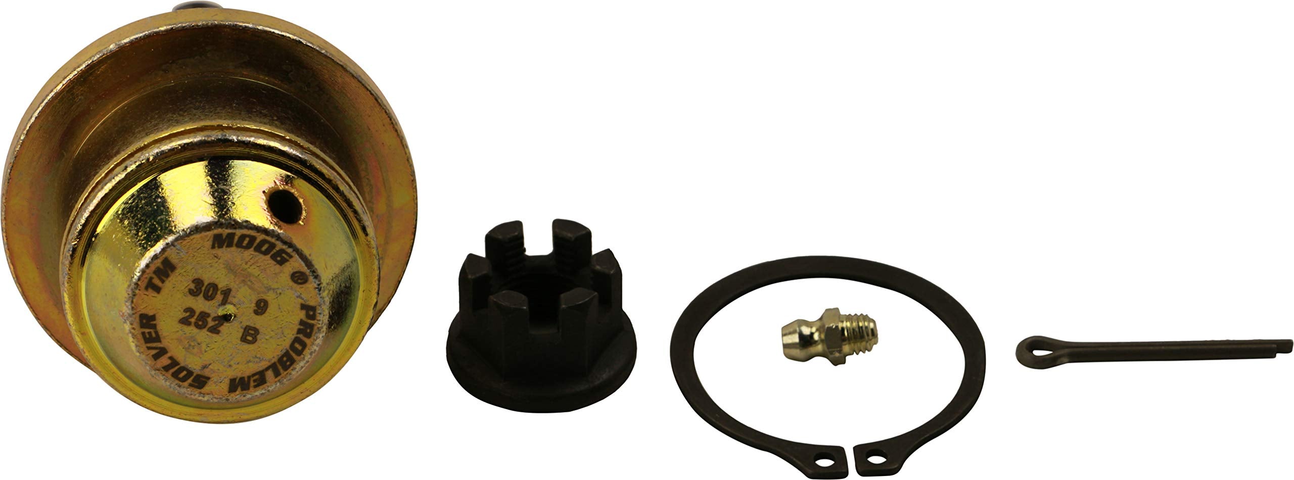 MOOG close-up of K500007 threaded stud for secure wheel attachment benefit