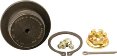 MOOG K500318 mounted on control arm illustrating proper alignment and smoother suspension pivot