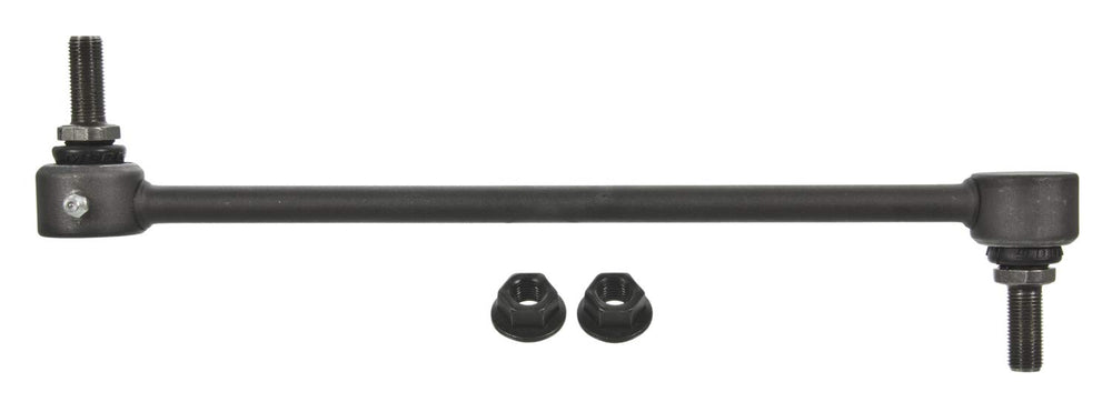 MOOG K7258 front view showing full sway bar link and robust construction benefit
