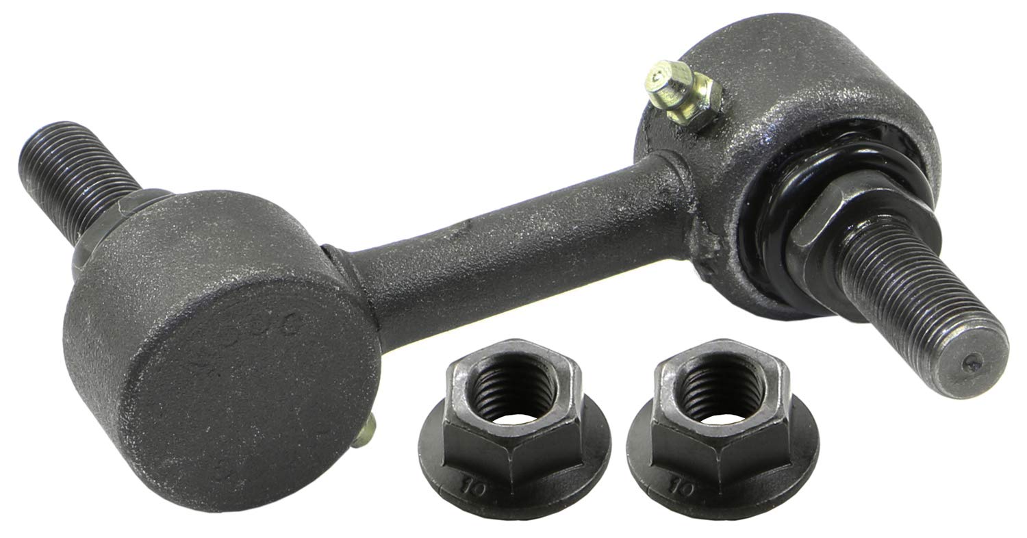 MOOG K750136 front view showing complete stabilizer link and mounting ends for precise fit