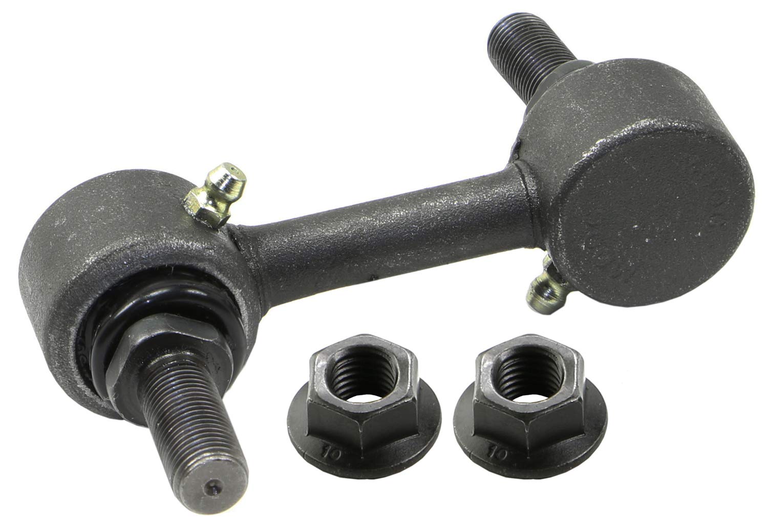 MOOG K750136 close-up of greaseable socket demonstrating corrosion resistance and serviceability