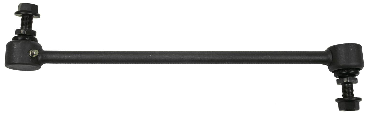 MOOG front view of stabilizer link showing full shape and fit benefit