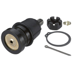 MOOG ball joint front face detail illustrating durable construction benefit