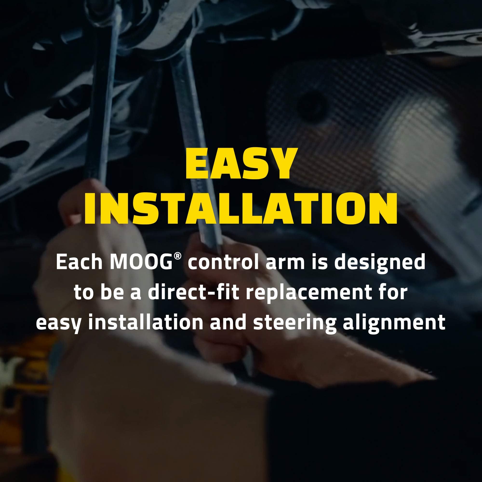 MOOG RK643074 installed on truck demonstrating improved handling