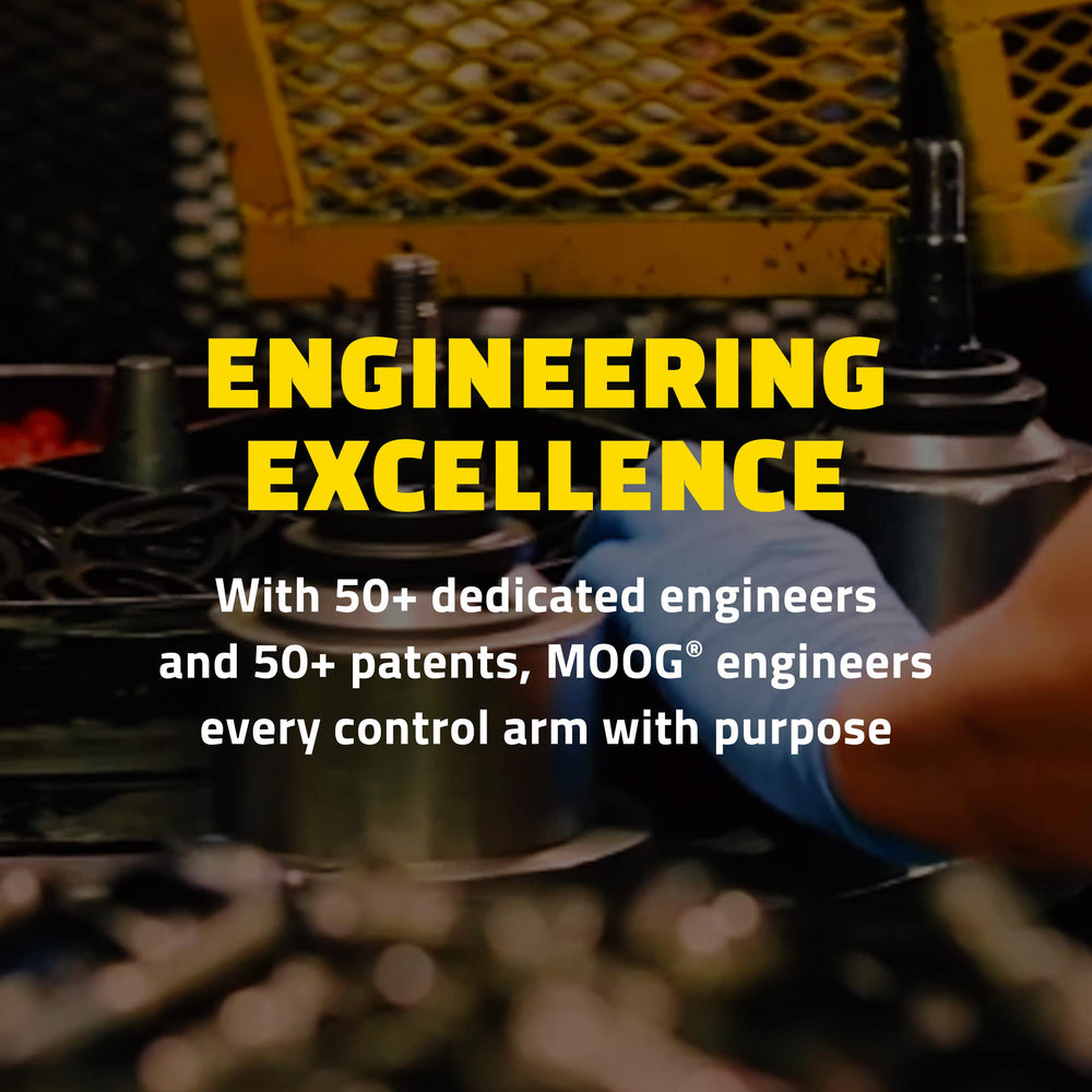 MOOG assembly beside ruler scale comparison for size verification and fitment