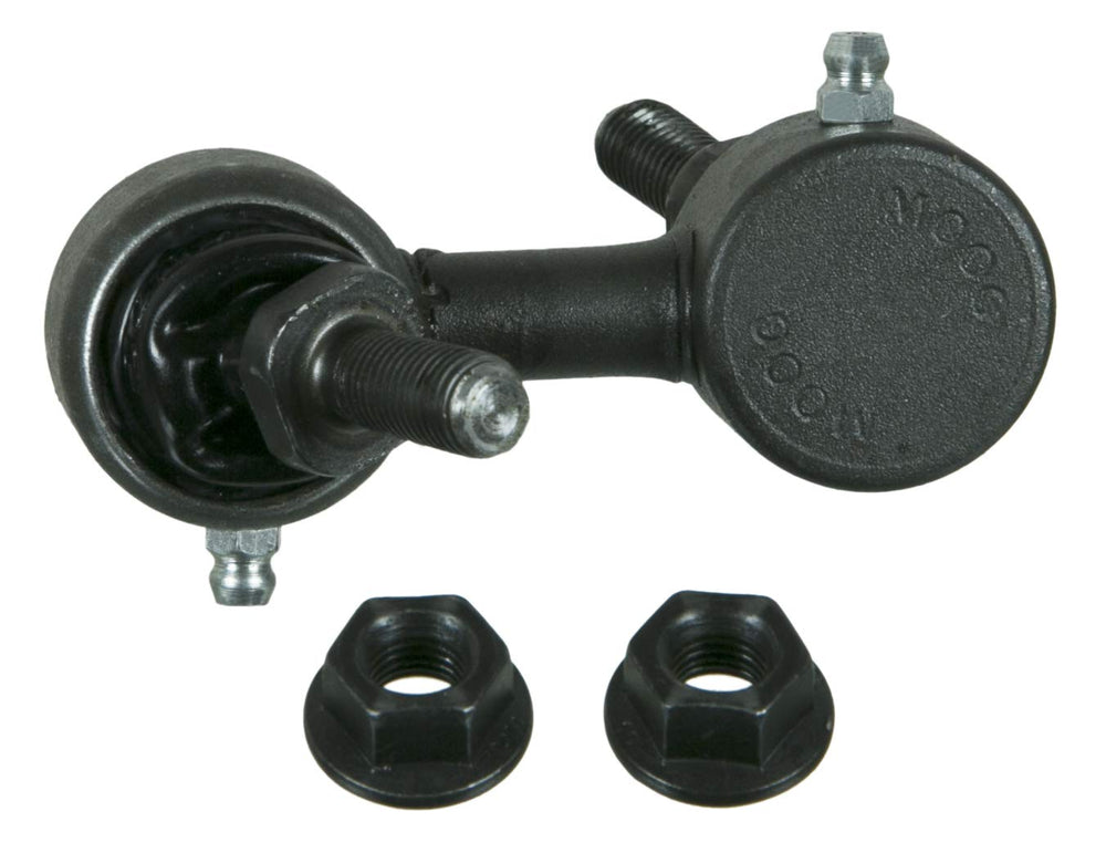MOOG close-up of stabilizer link joint highlighting durable construction benefit