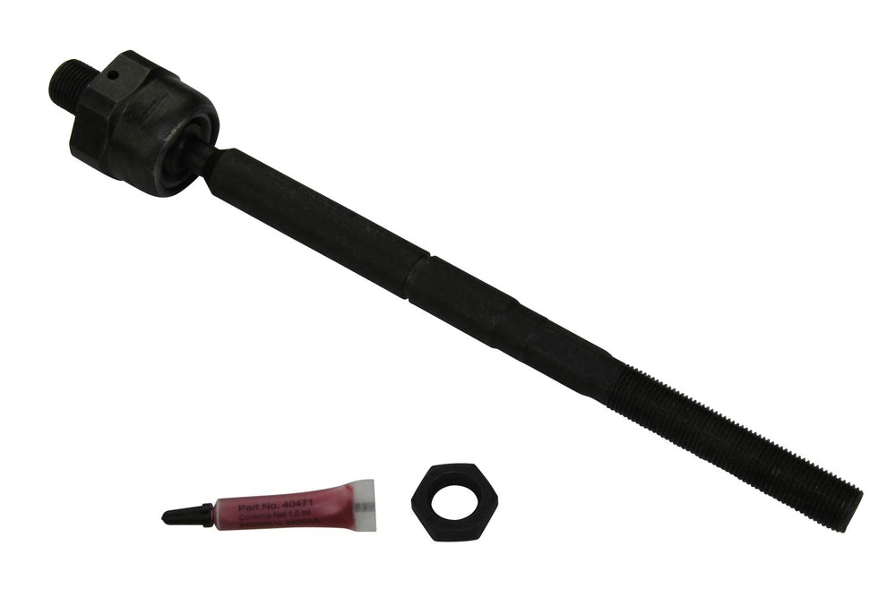 MOOG close-up of threaded shaft showing clean threads for secure steering connection