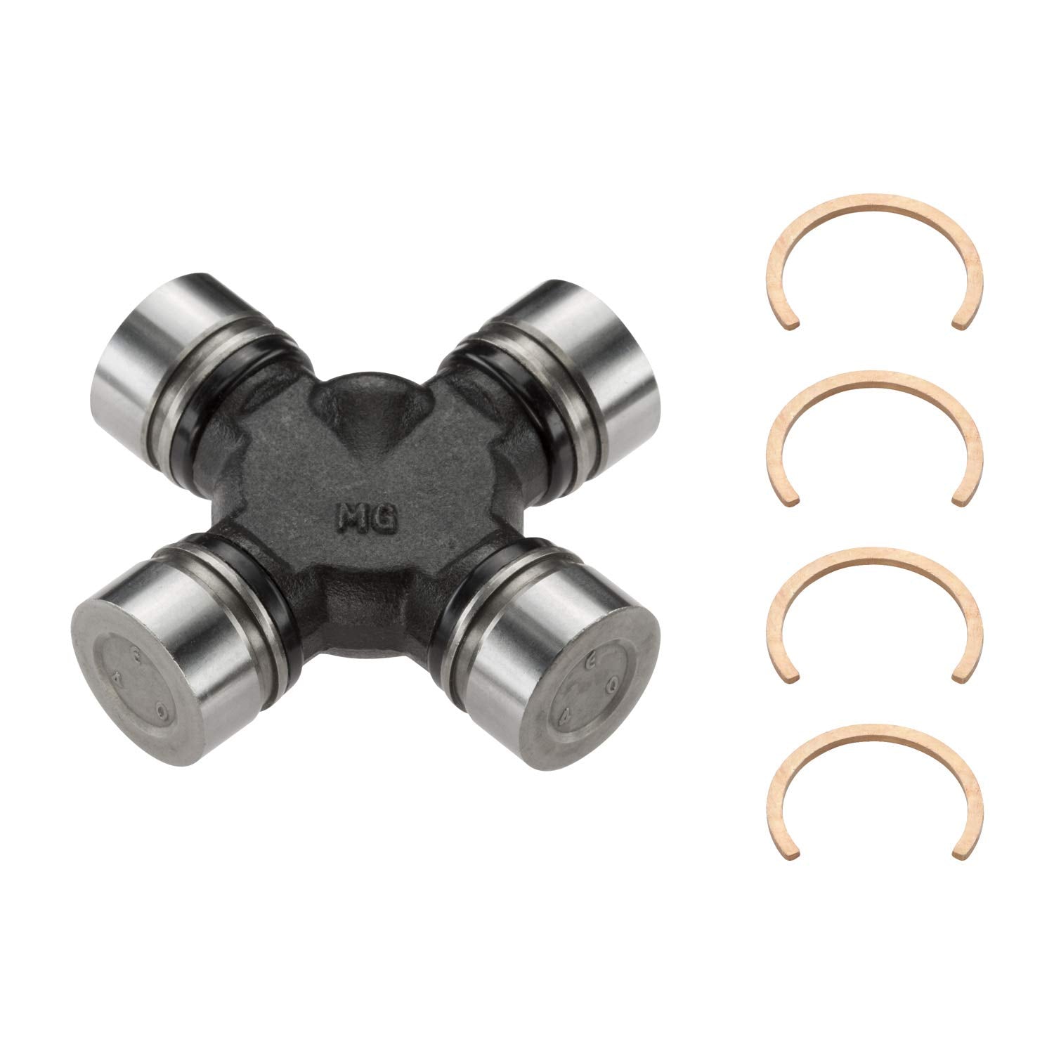 MOOG front view of U-joint showing shape and fitment benefit